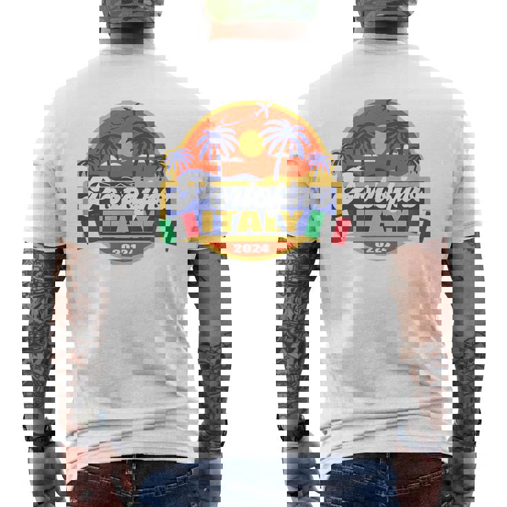 Vacaciones En Portofino Italia 2024Acaciones Italianas Génova Liguria Camiseta Hombre Estampado Espalda