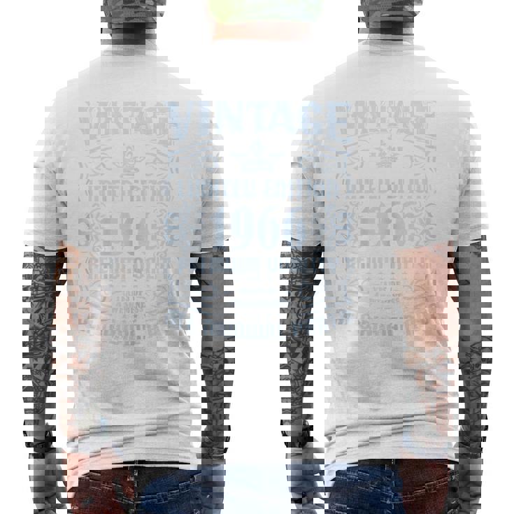 Vintage 1966 Da Donna Edizione Limitata Per Compleanno Del 1966 T-shirt da uomo con stampa posteriore