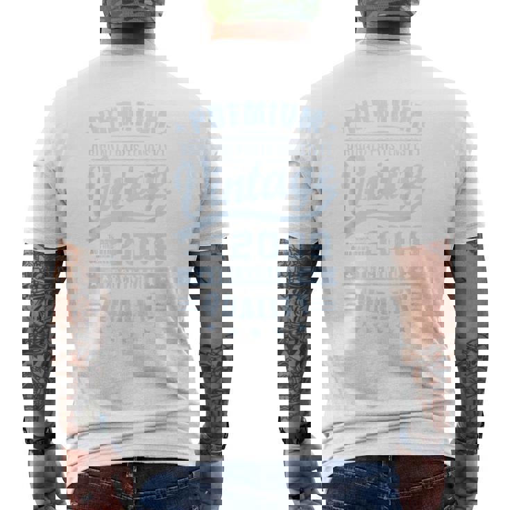 Vintage 2009 Da Uomo Retrò Divertente Compleanno 2009 T-shirt da uomo con stampa posteriore