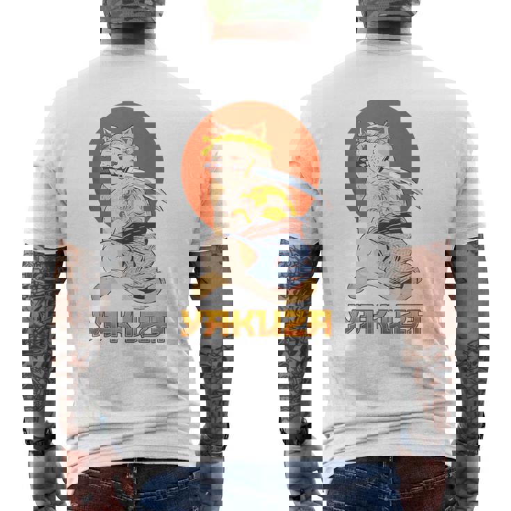 Yakuza Gato Japonés Samurai Espada Katana Japón Tigre Tatuaje Sin Mangas Camiseta Hombre Estampado Espalda