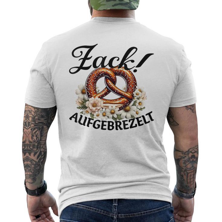 Zack Aufgebrezelt Bayernolksfest Top Dirndl Replacement T-Shirt mit Rückendruck