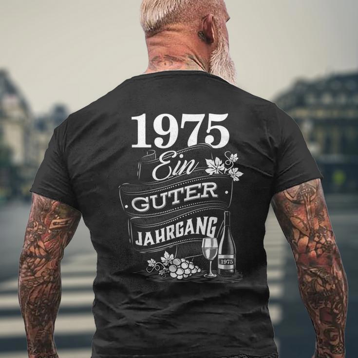 1975 Ein Guter Jahrgang Birthday T-Shirt mit Rückendruck Geschenke für alte Männer