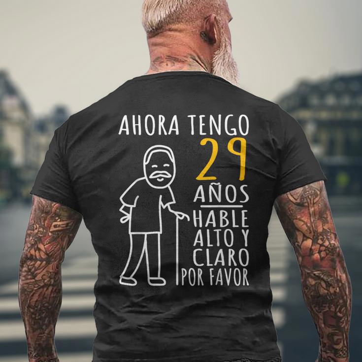 29 Cumpleaños Ahora Tengo 29 Años Divertido Aniversario Camiseta Hombre Estampado Espalda Regalos para ancianos