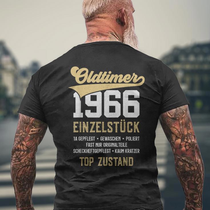 57 Jahre Oldtimer 1966Intage 57Th Birthday T-Shirt mit Rückendruck Geschenke für alte Männer