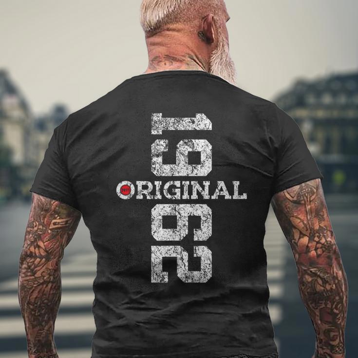 61 Jahre 61 Geburtsttag Original 1962 T-Shirt mit Rückendruck Geschenke für alte Männer