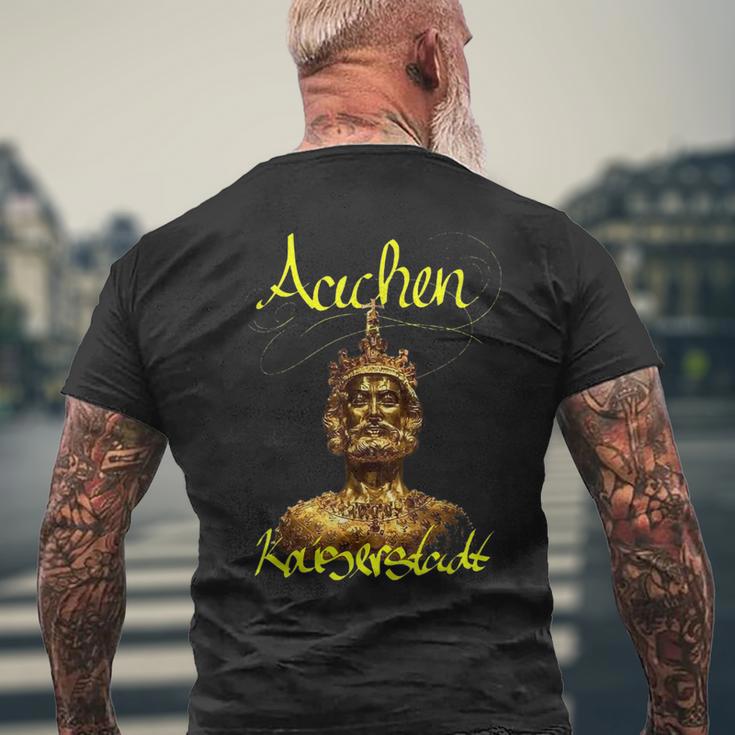 Aachen Kaiserstadt T-Shirt mit Rückendruck Geschenke für alte Männer