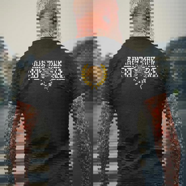 Against Modern Football Ultras Supporters T-shirt da uomo con stampa posteriore Regalos para ancianos