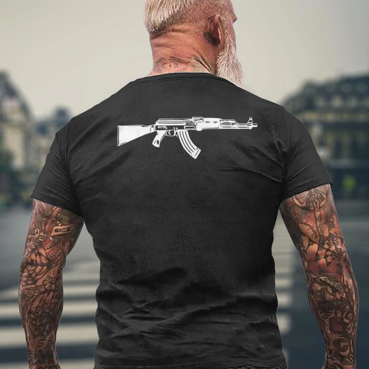 Ak-47 T-Shirt mit Rückendruck Geschenke für alte Männer