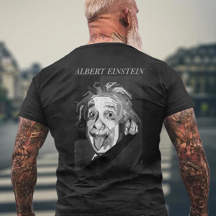 Albert Einstein Logic Quote Front Back T-Shirt mit Rückendruck Geschenke für alte Männer