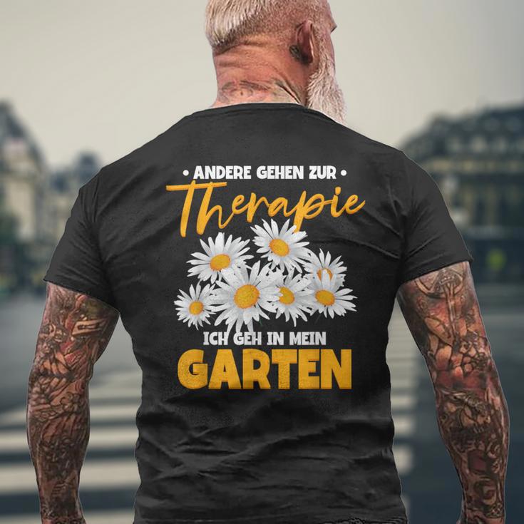 Andere Gehen Zur Therapie Ich Gehe In Mein Garten S T-Shirt mit Rückendruck Geschenke für alte Männer