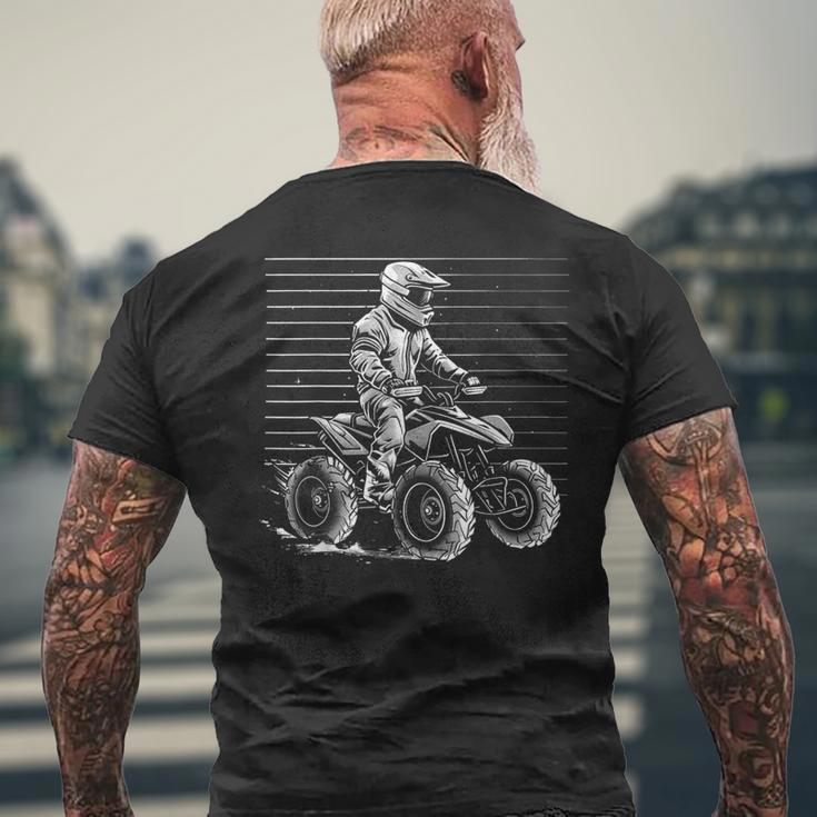 Atv Quad Bikeintage T-Shirt mit Rückendruck Geschenke für alte Männer