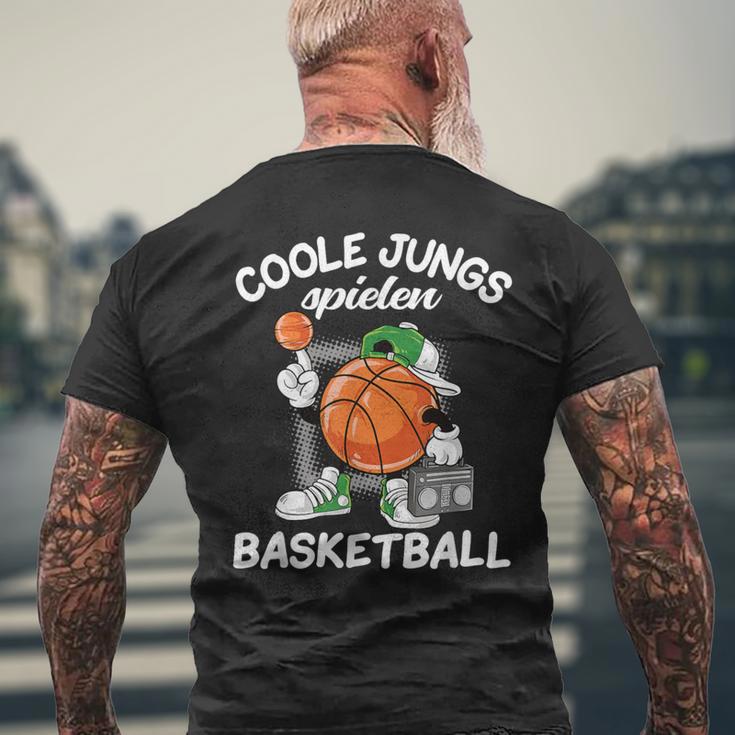 Basketball Boy's S T-Shirt mit Rückendruck Geschenke für alte Männer