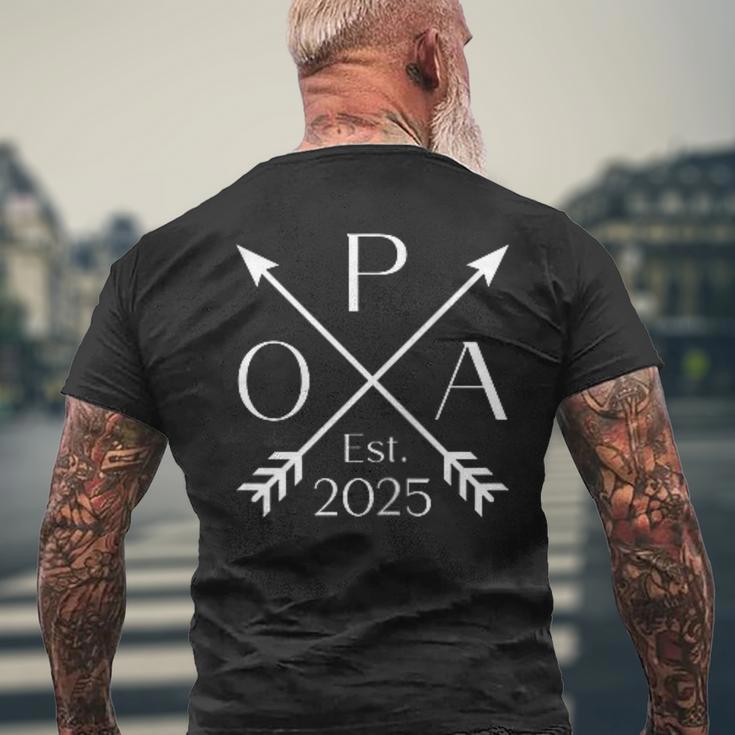 Beförder Beförderzum Opa Est 2025 T-Shirt mit Rückendruck Geschenke für alte Männer