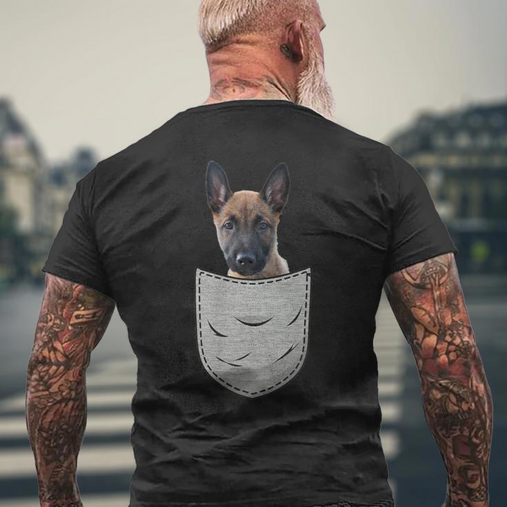 Belgian Malinois Puppy Dog Lover Mechelaar T-Shirt mit Rückendruck Geschenke für alte Männer