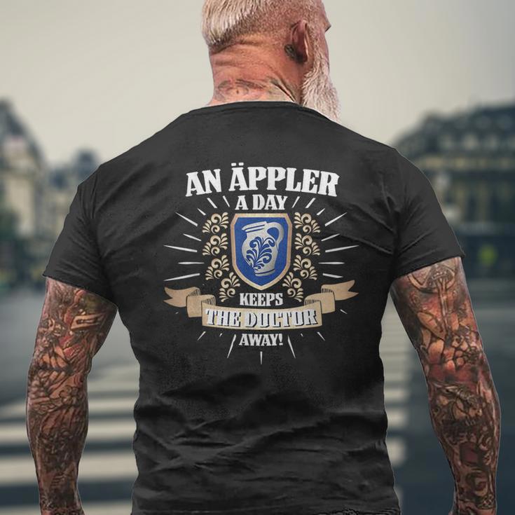 Bembeloll Hessischer Appler T-Shirt mit Rückendruck Geschenke für alte Männer