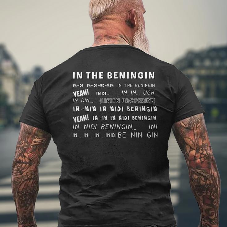 Im Beningin T-Shirt mit Rückendruck Geschenke für alte Männer