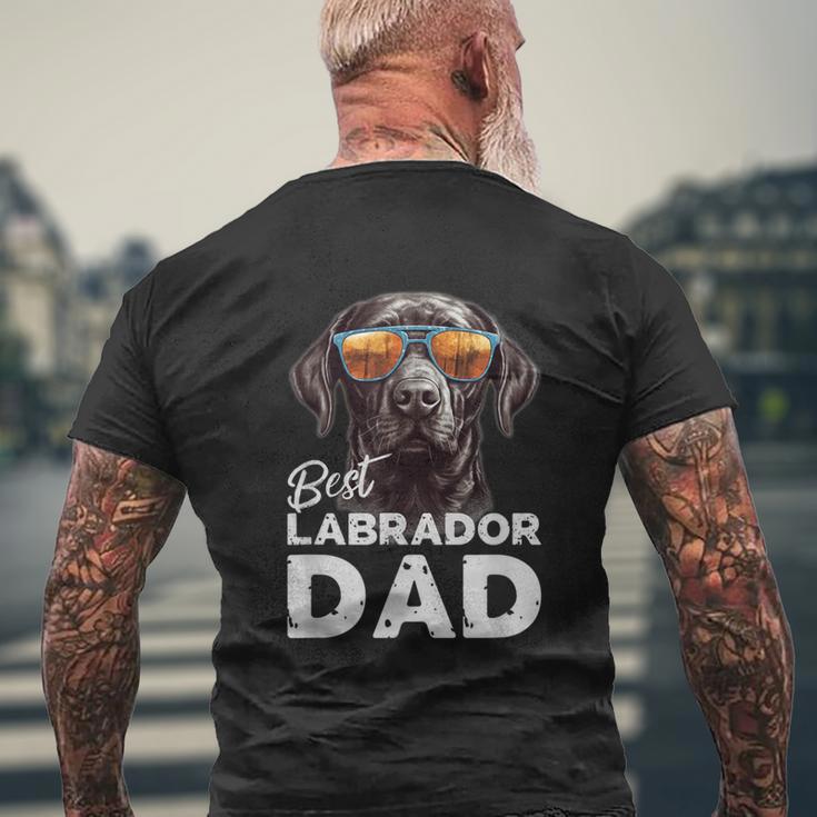 Best Labrador Dog Dad For Dog Owners T-Shirt mit Rückendruck Geschenke für alte Männer