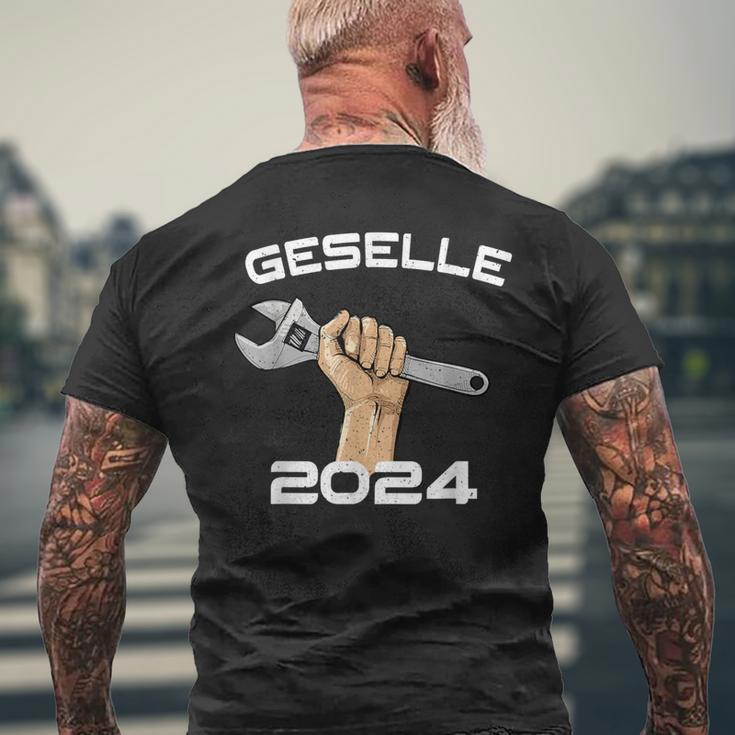 Bestandene Gesellenprüfung Gesellenbrief Azubi Geselle 2024 T-Shirt mit Rückendruck Geschenke für alte Männer