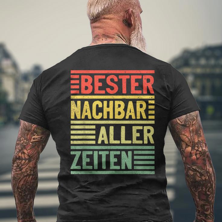 Bester Nachbar Alles Zeiten Nachbarn T-Shirt mit Rückendruck Geschenke für alte Männer