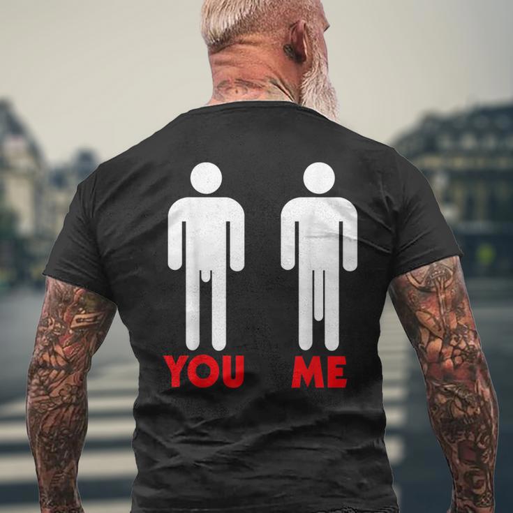 Big Dick Cock Sex T-Shirt mit Rückendruck Geschenke für alte Männer