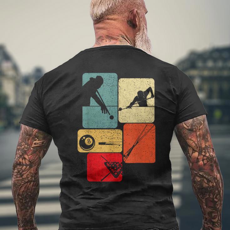 Billiard Pool Snooker T-Shirt mit Rückendruck Geschenke für alte Männer