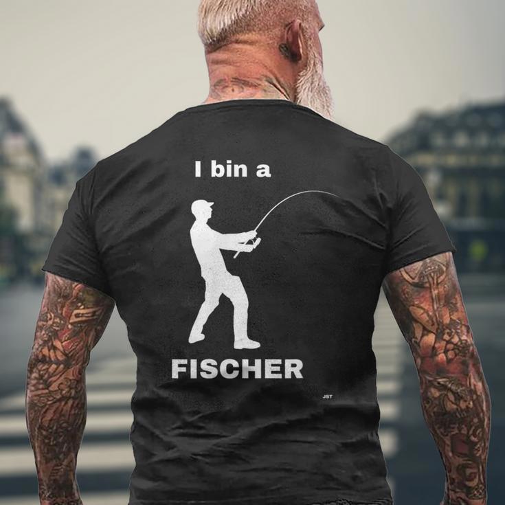 I Bin A Fischer T-Shirt mit Rückendruck Geschenke für alte Männer