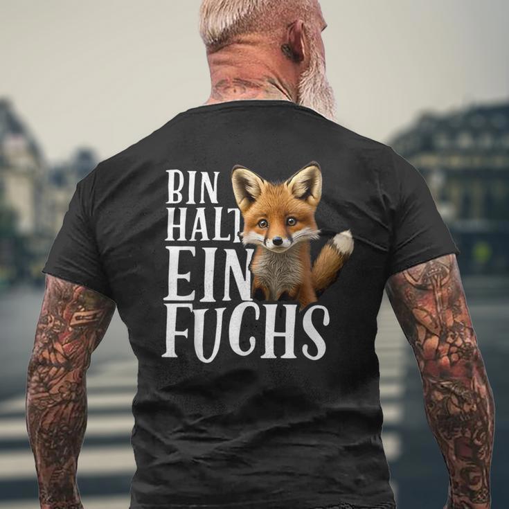 Bin Halt Ein Fuchs Fuchs Lieberhalter Statement T-Shirt mit Rückendruck Geschenke für alte Männer