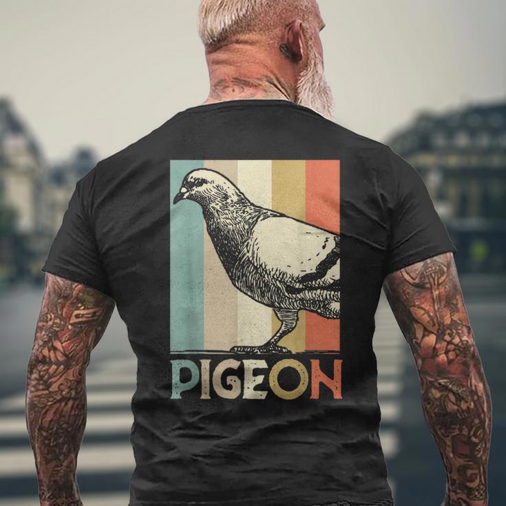 Bird Dove Breeders Pigeon Breeding T-Shirt mit Rückendruck Geschenke für alte Männer