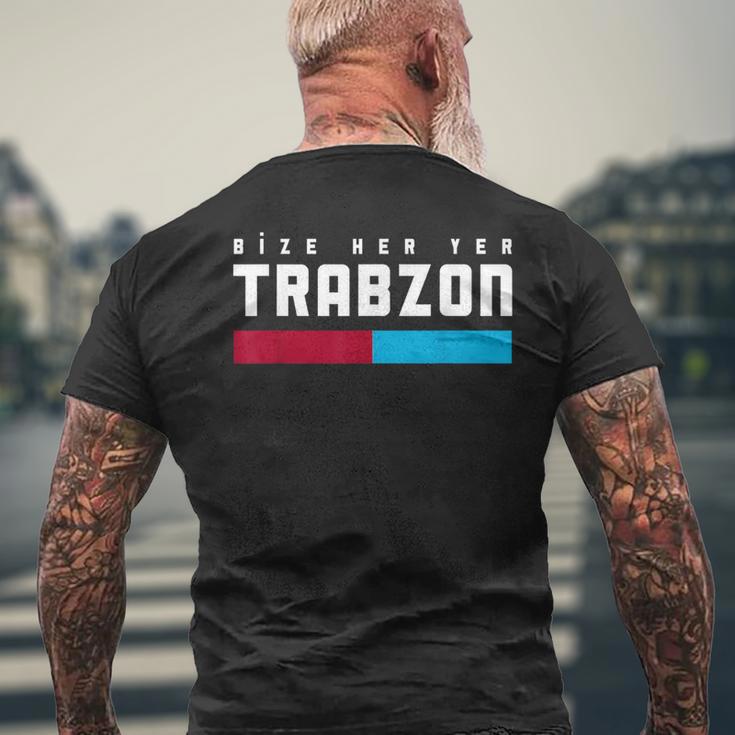 Bize Her Yer Trabzon S T-Shirt mit Rückendruck Geschenke für alte Männer