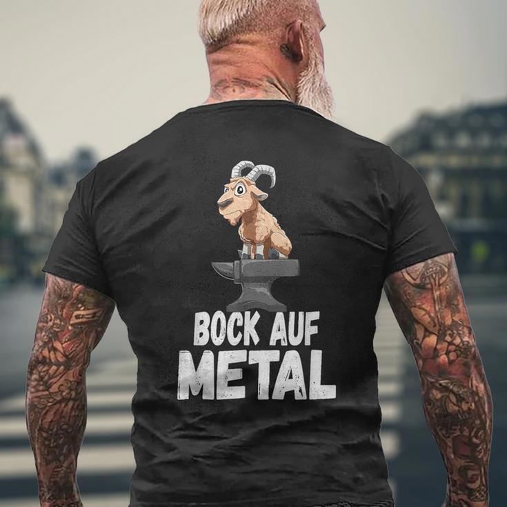 Bock Auf Metal T-Shirt mit Rückendruck Geschenke für alte Männer