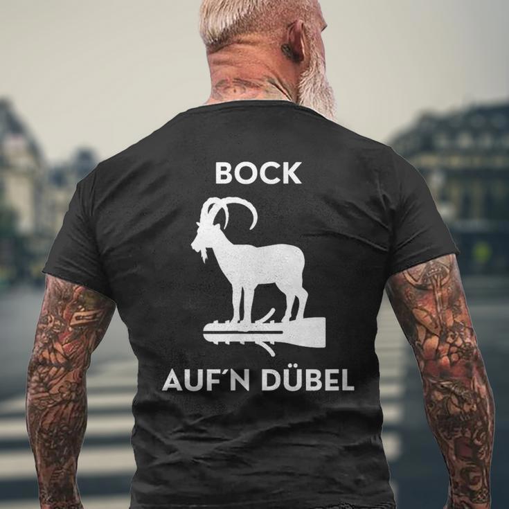 Bock Auf ´N Dübel Kiffen Cannabis Weed 420 Bong Grass High T-Shirt mit Rückendruck Geschenke für alte Männer