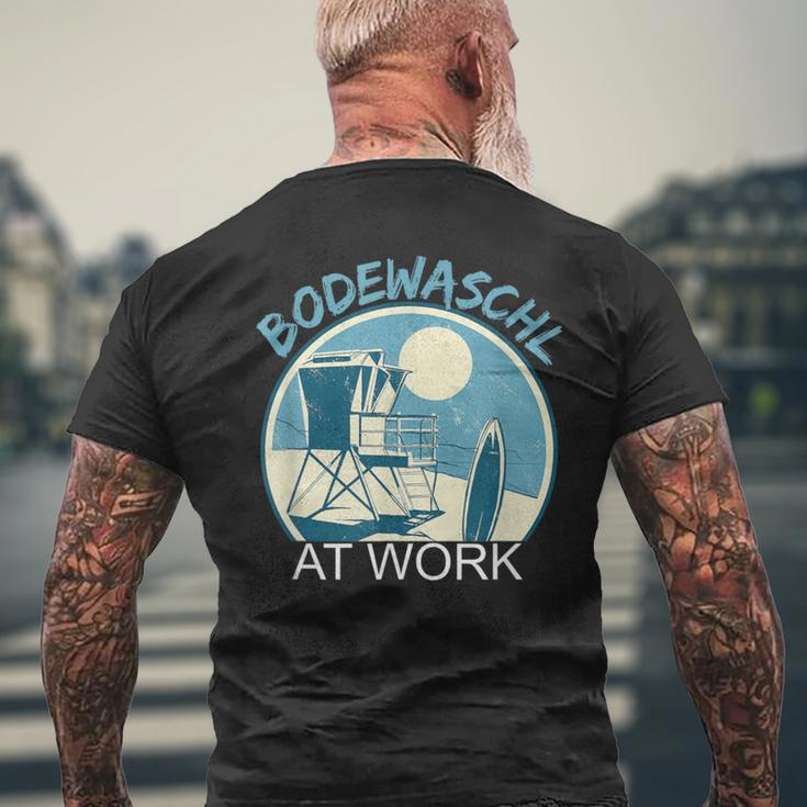 Bodewaschl At Work Bathmeister Lifeguard T-Shirt mit Rückendruck Geschenke für alte Männer