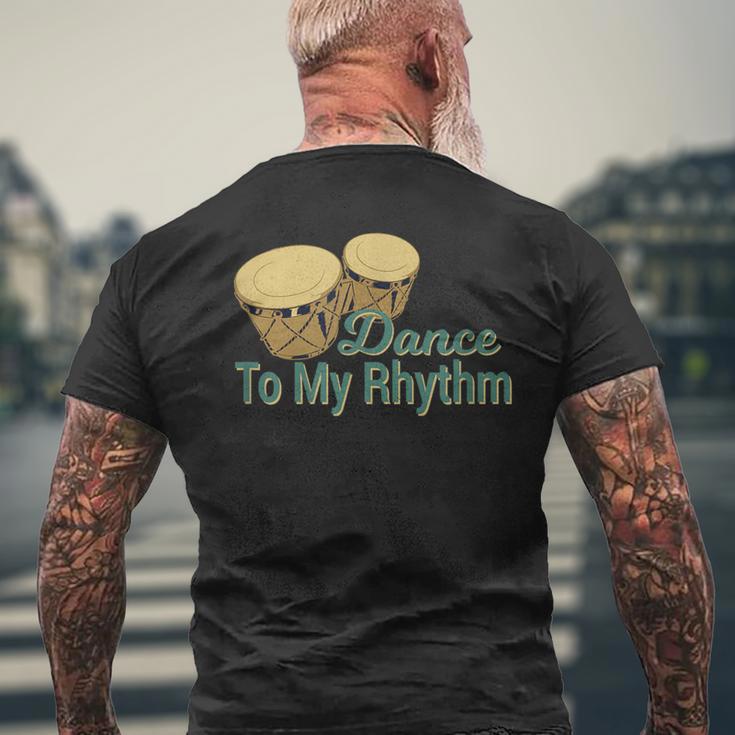 Bongos Percussion Dance Motif For Dancers T-Shirt mit Rückendruck Geschenke für alte Männer