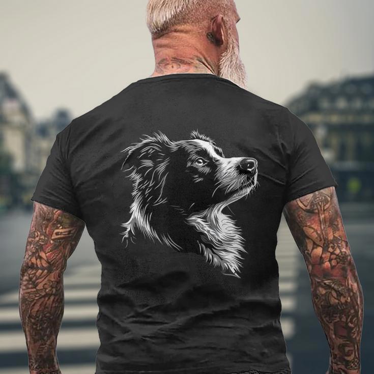 And Border Collie T-Shirt mit Rückendruck Geschenke für alte Männer