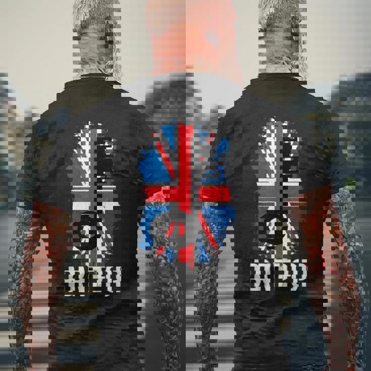 Britpop Music Lover Indie Pop Music De Los Años 90 Camiseta Hombre Estampado Espalda Regalos para ancianos