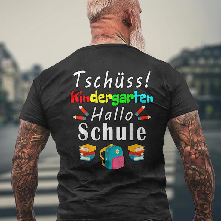 Bschüss Kindergarten Hello Schule Kita T-Shirt mit Rückendruck Geschenke für alte Männer