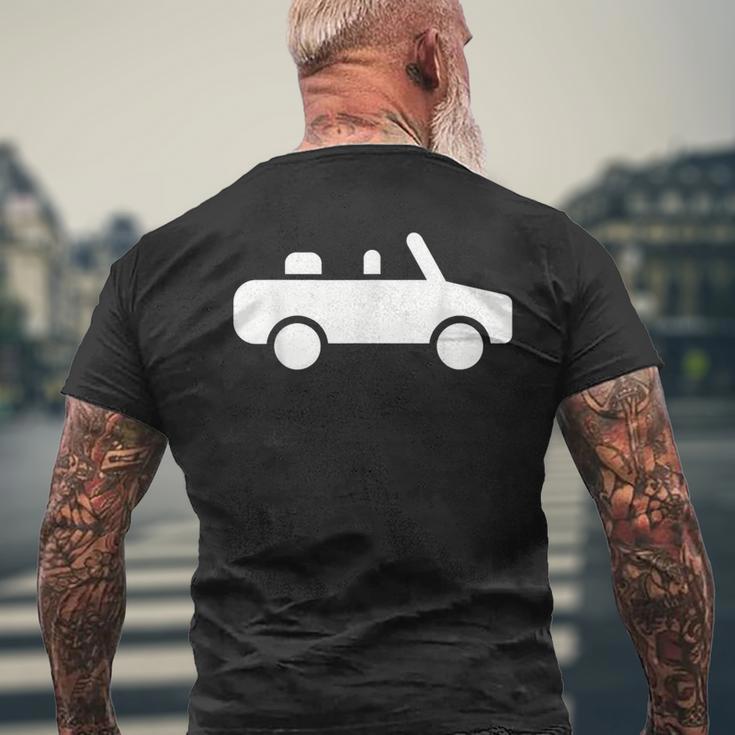 Cabrio Car T-Shirt mit Rückendruck Geschenke für alte Männer