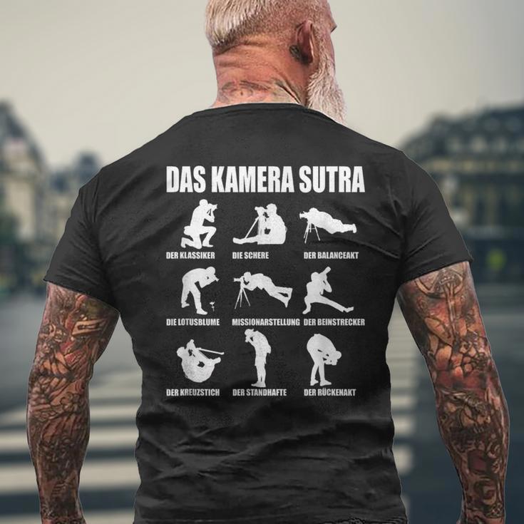 Camera Sutra Photograph Photographer Lens Camera T-Shirt mit Rückendruck Geschenke für alte Männer