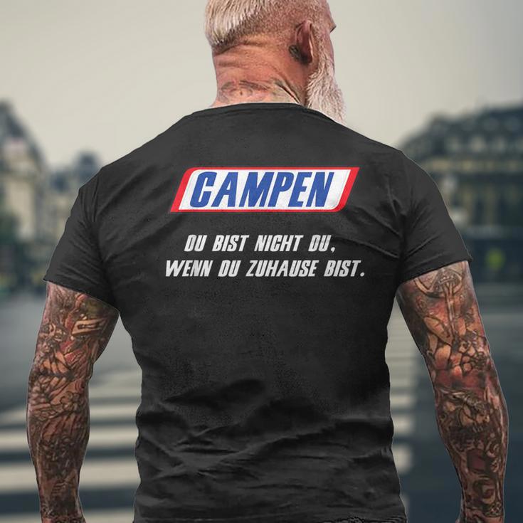 Camping Du Bist Nicht Du Wenn Du Homse Bist T-Shirt mit Rückendruck Geschenke für alte Männer