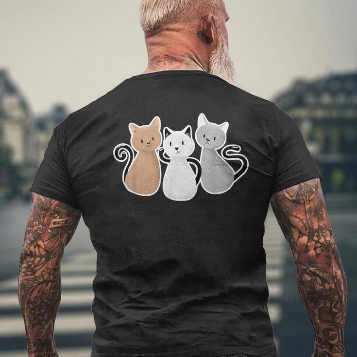 Cat Kitten Cat T-Shirt mit Rückendruck Geschenke für alte Männer