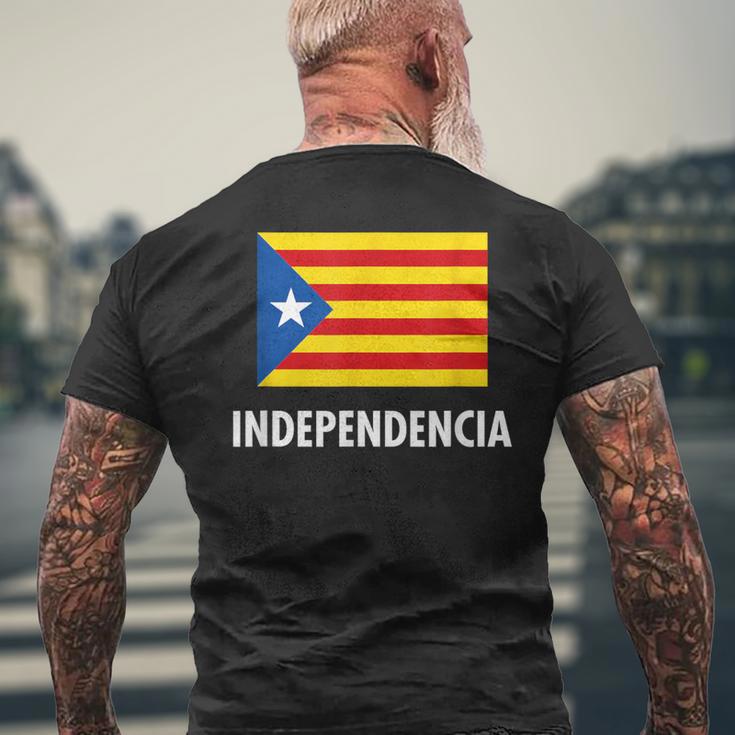 Catalonia Independencia T-Shirt mit Rückendruck Geschenke für alte Männer