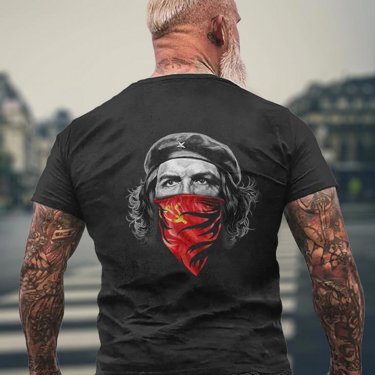 Che Guevara W Soviet Hammer And Sickle Red Bandana T-Shirt mit Rückendruck Geschenke für alte Männer