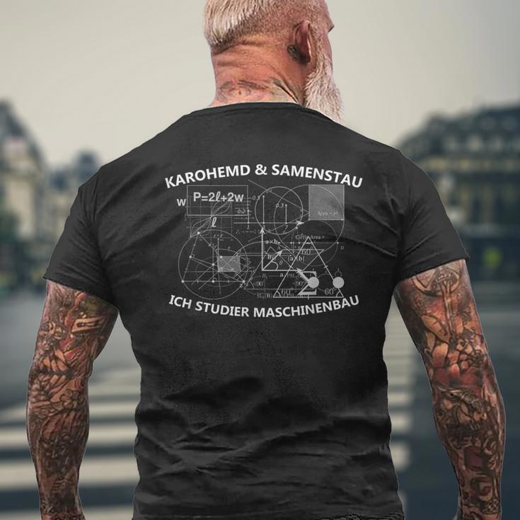 Checked And Samenstau Ich Studio S T-Shirt mit Rückendruck Geschenke für alte Männer