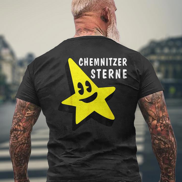 Chemnitz Sachsen Chemnitzer-Stern Graffitis Lustige Sterne T-Shirt mit Rückendruck Geschenke für alte Männer