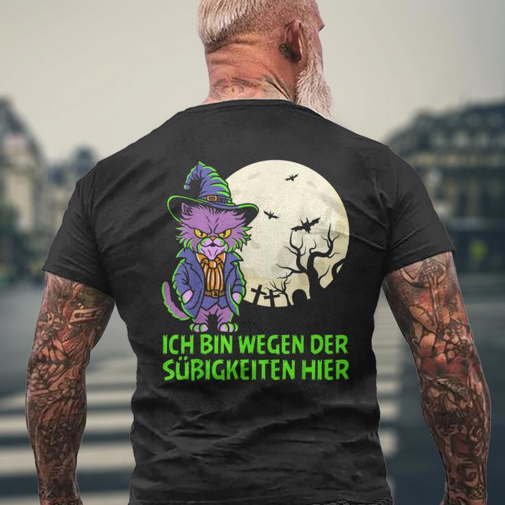 Children's Ich Bin Wegen Der Süßigkeiten Hier T-Shirt mit Rückendruck Geschenke für alte Männer