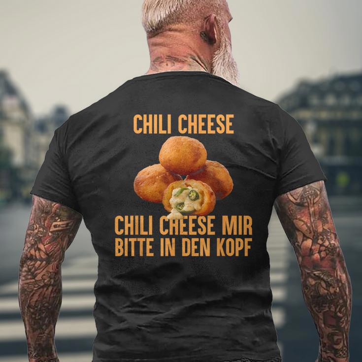 Chili Cheese Mir Bitte In Den Kopf T-Shirt mit Rückendruck Geschenke für alte Männer