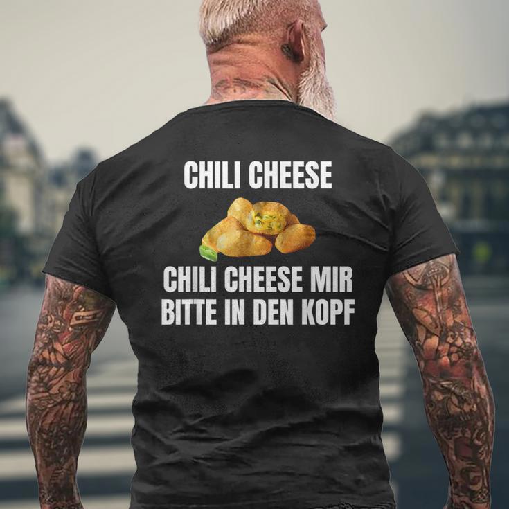 Chilikäse Mir Bitte In Den Kopf T-Shirt mit Rückendruck Geschenke für alte Männer