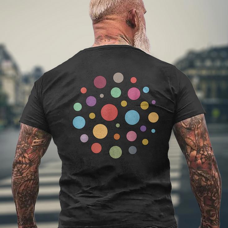 Colourful Dots For Frohnaten T-Shirt mit Rückendruck Geschenke für alte Männer