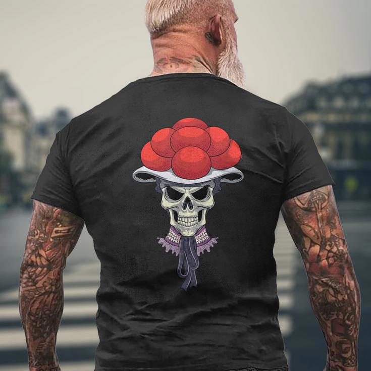 Cool Skull Bollenhut Forest Skull T-Shirt mit Rückendruck Geschenke für alte Männer