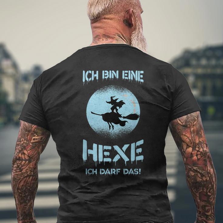 Short-Sleeved Ich Bin Eine Hexe Ich Kann Das Zicken T-Shirt mit Rückendruck Geschenke für alte Männer